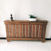 کاور شوفاژ چوبی از نمای جلو