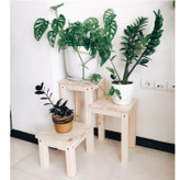 خرید استند گلدان چوبی