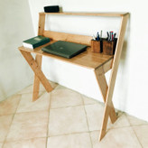 میز تحریر چوبی روستیک دکور مدل TX200