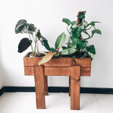 فلاور باکس چوبی روستیک دکور  مدل Ch600