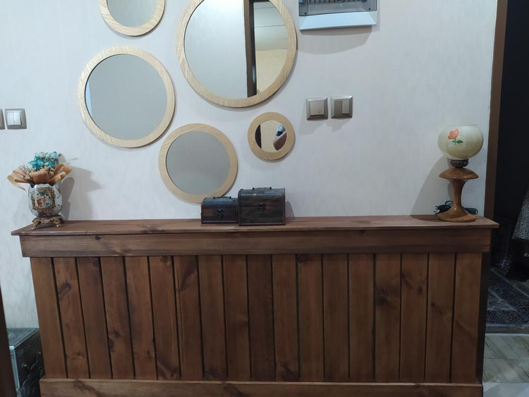 تصویر ارسالی مشتری از کاور شوفاژ چوبی