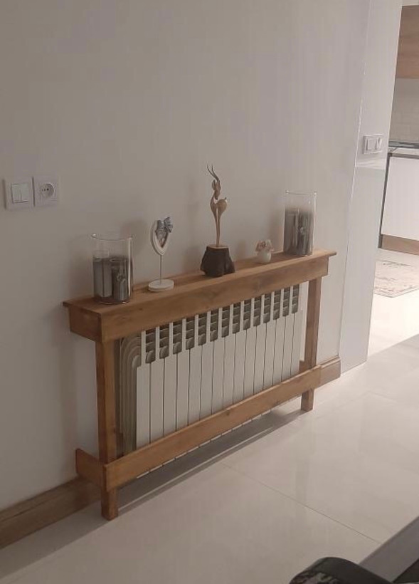 عکس ارسالی مشتری از کاور شوفاژ چوبی