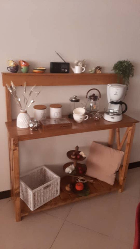عکس کافی بار خانگی با دکور خاص