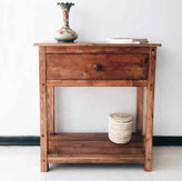 کنسول چوبی روستیک دکور مدل se200