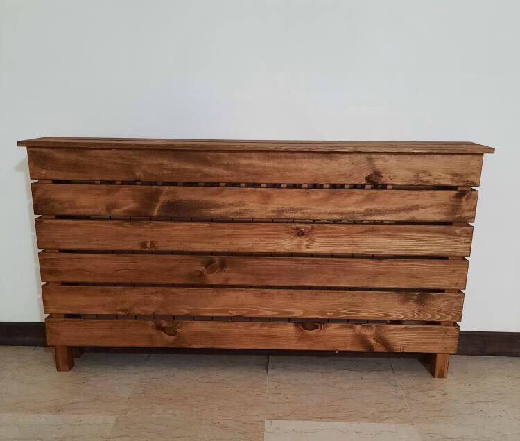 عکس ارسالی مشتری از کاور شوفاژ چوبی
