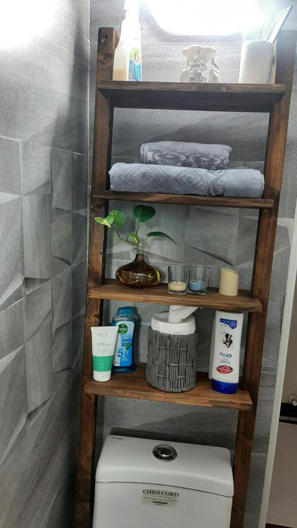 شلف دیواری مدل بالای توالت فرنگی