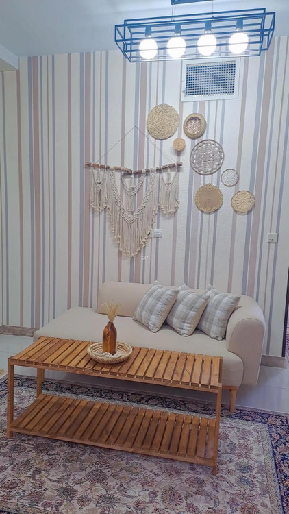 استند گلدان چوبی روستیک دکور مدل MJ800