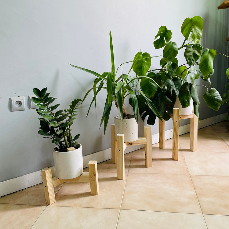 پایه گلدان چوبی دیجی کالا