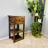 کنسول چوبی روستیک دکور مدل H4