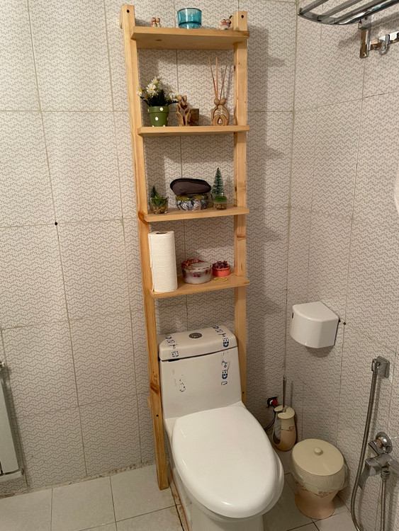 شلف دیواری مدل بالای توالت فرنگی