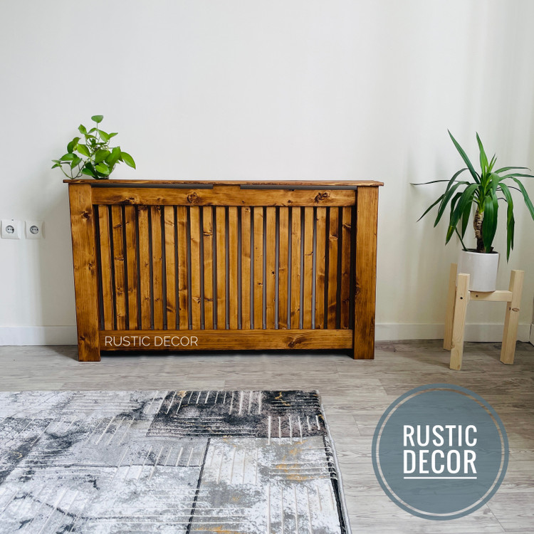 روشوفاژی چوبی از نمای جلو رنگ قهوه ای