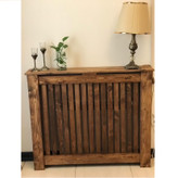 عکس ارسالی مشتری از کاور شوفاژ چوبی با دکور اباژور