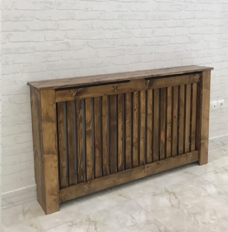 عکس ارسالی مشتری از کاور شوفاژ چوبی