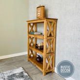 مدل کتابخانه چوبی