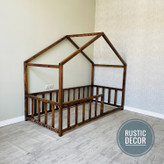 تخت خواب کلبه ای دخترانه