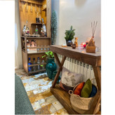 عکس ارسالی مشتری از کنسول چوبی