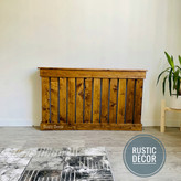 کاور شوفاژ چوبی از نمای جلو