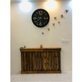 عکس ارسالی مشتری از کاور شوفاژ چوبی از نمای روبرو