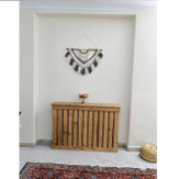 عکس ارسالی مشتری از کاور شوفاژ چوبی