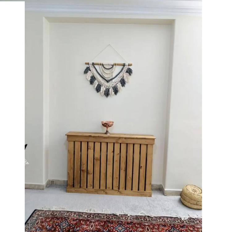 عکس ارسالی مشتری از کاور شوفاژ چوبی