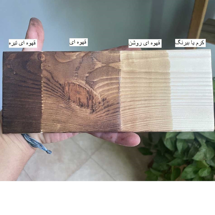 رنگبندی کاور شوفاژ چوبی