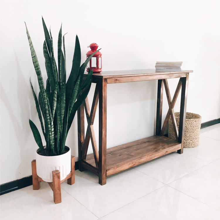 خرید کنسول چوبی ساده و شیک