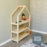 ویترین اتاق کودک از نمای بغل رنگ کرم