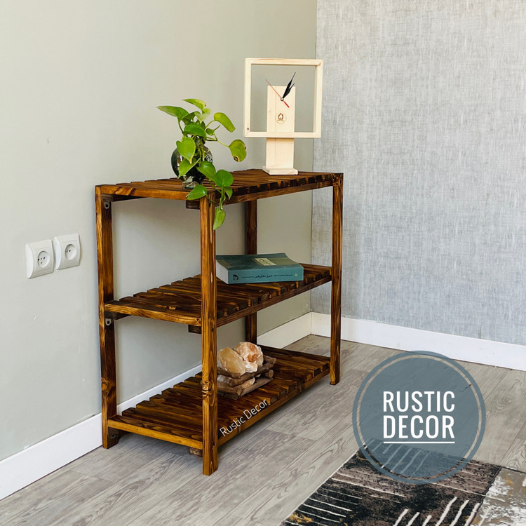 قیمت استند گلدان چوبی