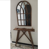 عکس ارسالی مشتری کنسول چوبی همراه اینه