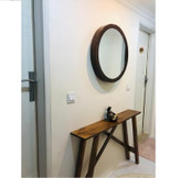 عکس ارسالی مشتری از کنسول چوبی با اینه گرد