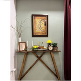 عکس ارسالی مشتری از کنسول چوبی