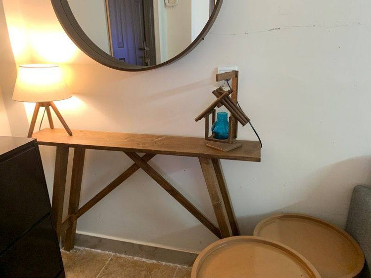 کنسول چوبی ساده