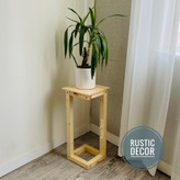 استند گلدان چوبی