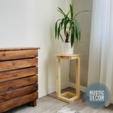 خرید استند گلدان چوبی