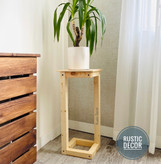 انواع استند گلدان چوبی