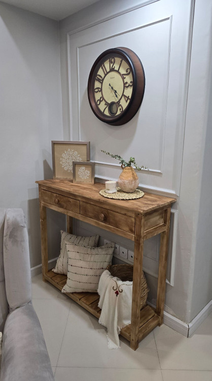 کنسول چوبی ساده و شیک