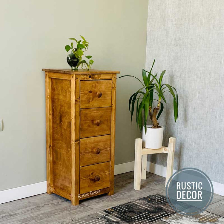 دراور چوبی روستیک دکور مدل m800