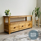 میز تلویزیون ساده و شیک از جنس چوب روسی