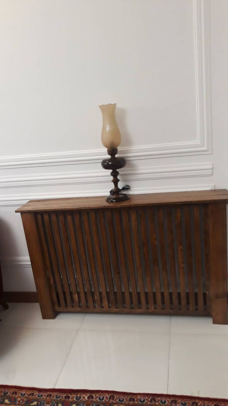 عکس ارسالی مشتری از کاور شوفاژ چوبی