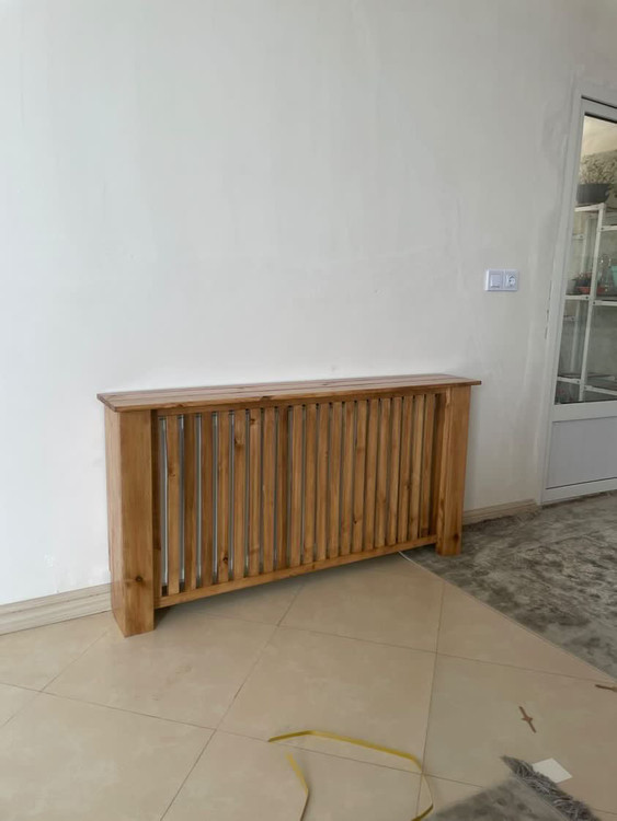 عکس ارسالی مشتری از کاور شوفاژ چوبی