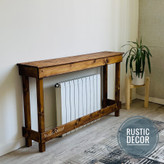 کاور شوفاژ چوبی از نمای بالا