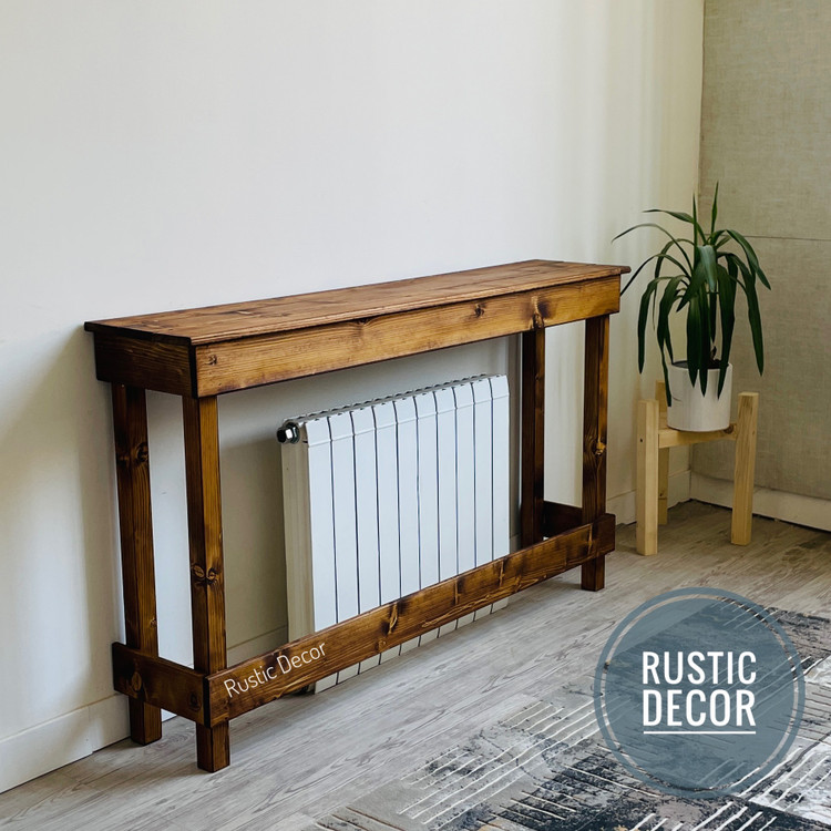 کاور شوفاژ چوبی از نمای بالا