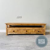 میز تلویزیون چوبی جدید از نمای جلو