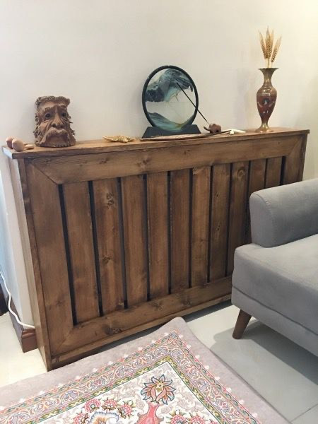 عکس ارسالی مشتری از کاور شوفاژ چوبی