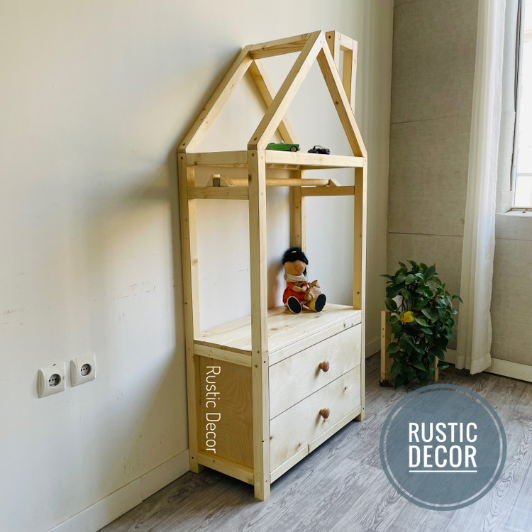 رگال لباس چوبی