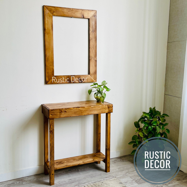 آینه کنسول چوبی جدید