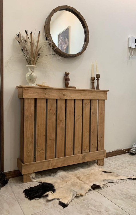 عکس ارسالی مشتری از کاور شوفاژ چوبی