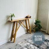 کنسول چوبی ساده و شیک
