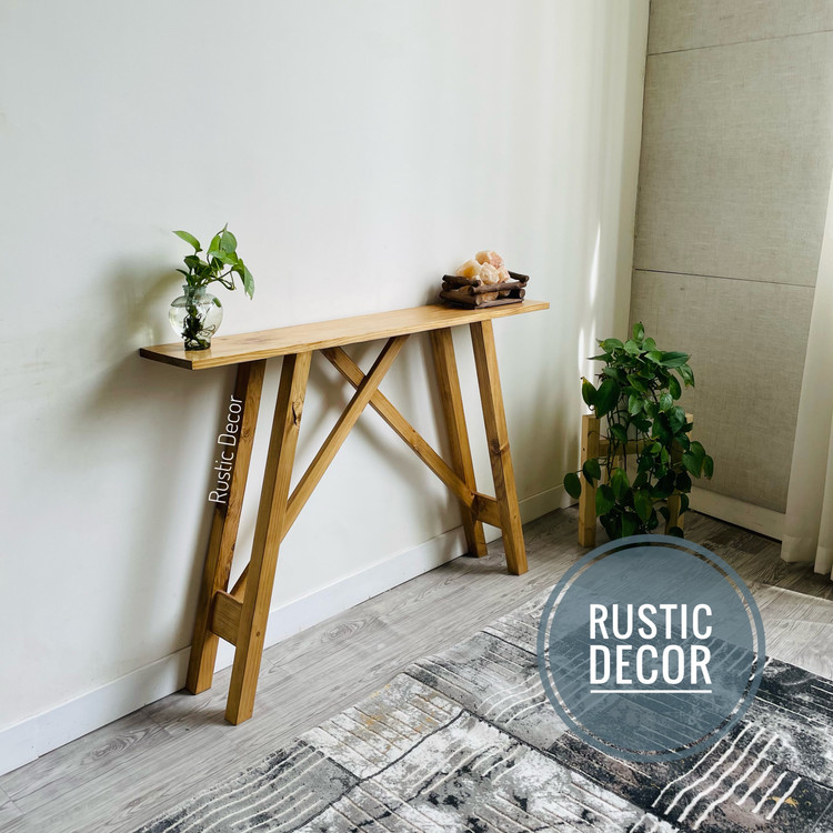 کنسول چوبی ساده و شیک