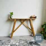 کنسول چوبی ساده و شیک